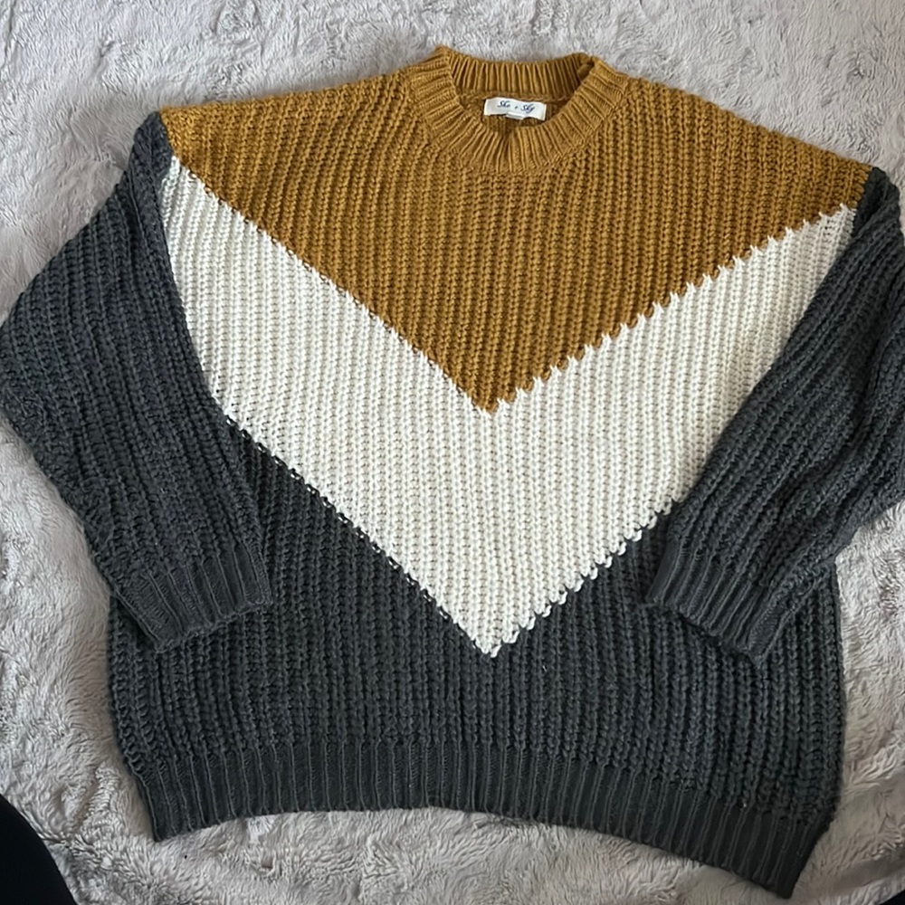 She + Sky sweater